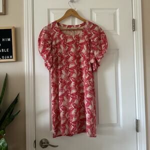 See By Chloe Pink Palm Leaves Dress